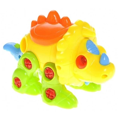 Insten Take Apart Stegosaurus Dinosaur Toy With Lights And Sounds, Stem Toys - Image 2