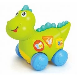 Insten Musical Dinosaur Toy With Lights, Sounds, And Educational Activities for Toddlers