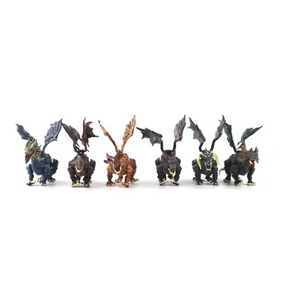 Insten Dragon 12 Pack Dragon Figurine Puzzles In Hatching Jurassic Eggs, 5 in - Image 2