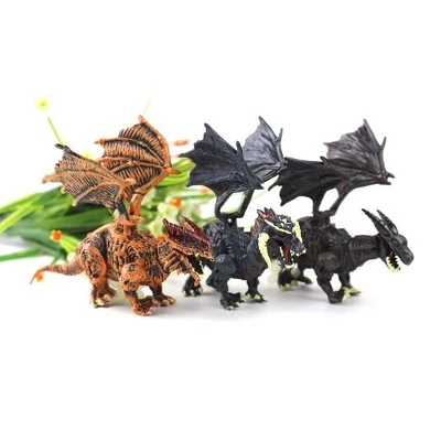 Insten Dragon 12 Pack Dragon Figurine Puzzles In Hatching Jurassic Eggs, 5 in - Image 3