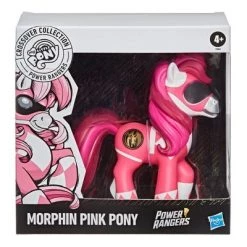 My Little Pony x Power Rangers Crossover Collection Morphin Pink Pony -- Power Rangers-Inspired Collectible Pony Figure