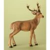 Roman 23.75" Richly Detailed Standing Brown Buck Woodland Christmas Figure