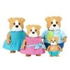 Li'l Woodzeez Li'l Woodzeez Woofington Bulldog Family Miniature Animal Figurine Set