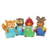 Li'l Woodzeez Li'l Woodzeez Miniature Animal Figurine Set Friendz Club Forest Set