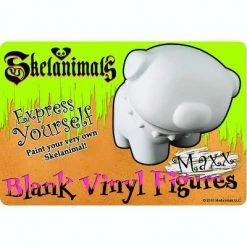 Toynami, Inc. Skelanimals Maxx the Bulldog 4 Inch Blank Vinyl Figure