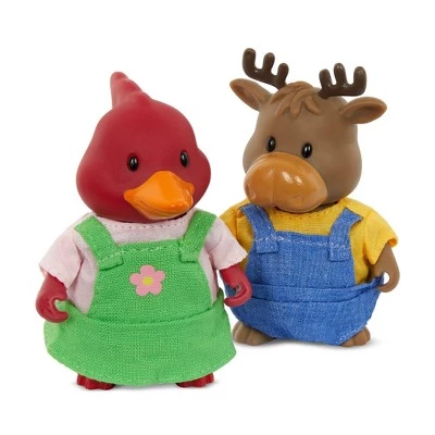 Li'l Woodzeez Li'l Woodzeez Miniature Animal Figurine Set Friendz Club Forest Set - Image 2