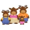 Li'l Woodzeez Li'l Woodzeez Miniature Animal Figurine Set - Vanderhoof Moose Family