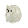 Roman 4.25" Pudgy Pals Wide Eyed Beige and Cream Owl Table Top Decorative Figure