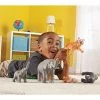 Learning Resources Jumbo Jungle Animals: Mommas and Babies, Momma and Baby Elephant, Momma and Baby Gorilla, and Momma and Baby Tiger, 6 Animals