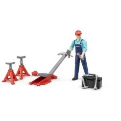 Bruder bworld Man with Repair Shop Accessories