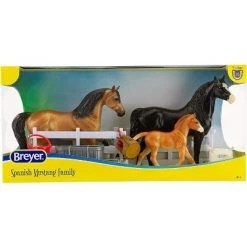 Breyer Animal Creations Breyer Freedom Series 1:12 Scale Model Horse Set | Spanish Mustang Family