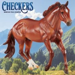 Breyer Animal Creations Breyer Traditional 1:9 Scale Model Horse | Checkers | Mountain Trail Champion