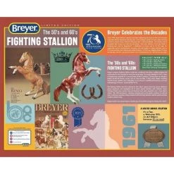 Breyer Animal Creations Breyer 70th Anniversary 1:9 Scale Model Horse | Fighting Stallion