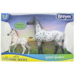 Breyer Freedom Series Spotted Wonders 1:12 Scale Model Horse Set