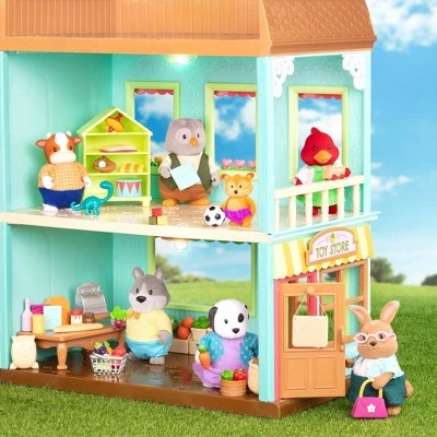 Li'l Woodzeez Li'l Woodzeez Miniature Animal Figurine Set - FitzMoo Cow Family - Image 3