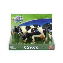Universal Hobbies 1/32 2 Piece Black and White Cow Set