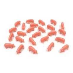 ERTL 1/64th Bulk Pack of (25) Pink Pigs ZFN12820