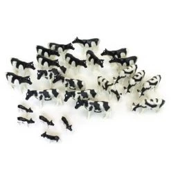 TOMY 1/64th 25 Pack of Holstein Cattle ZFN12662